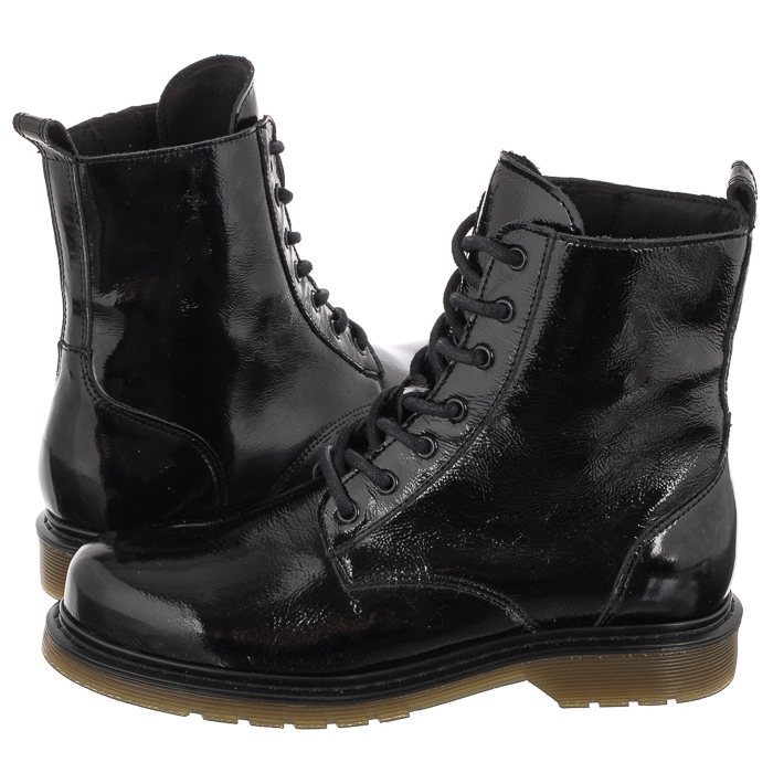 Dámské boty Kotníkové Boty Boty Filipe Černé 12227 Verniz 178 Preto