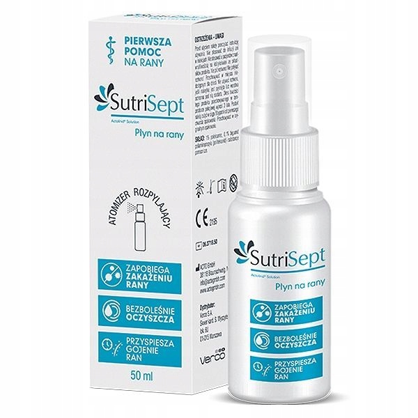 

SutriSept płyn na rany, atomizer 50ml dezynfekcja