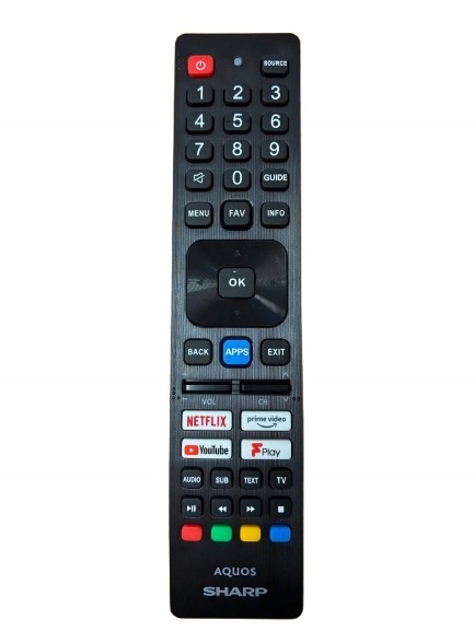 Пульт дистанционного управления Sharp SHW/RMC / 0140n черный