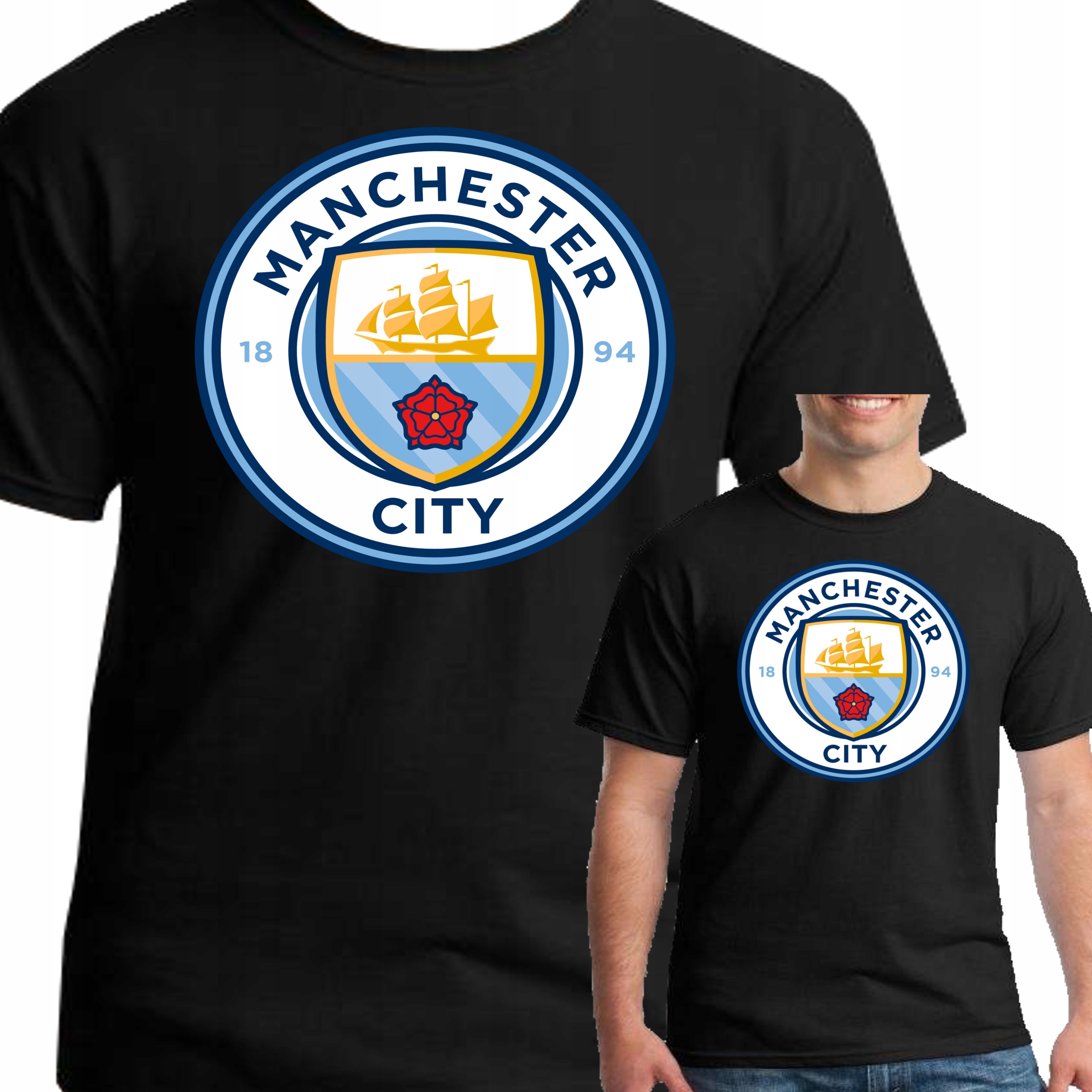 

Koszulka Manchester City Prezent XL 0163 Czarna
