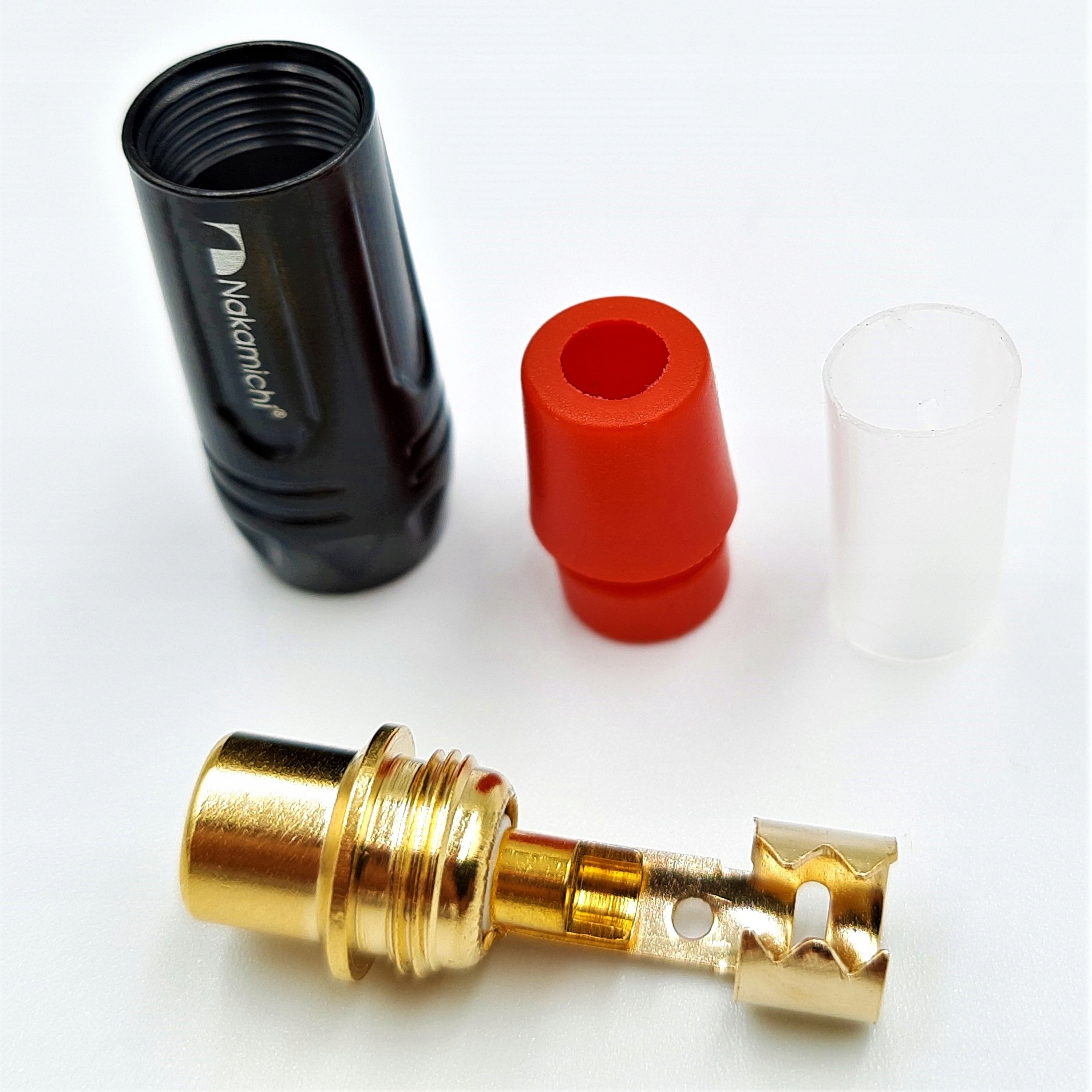 WTYK ŻEŃSKI GNIAZDO RCA CINCH NAKAMICHI 7mm 2szt Złącza wtyk RCA