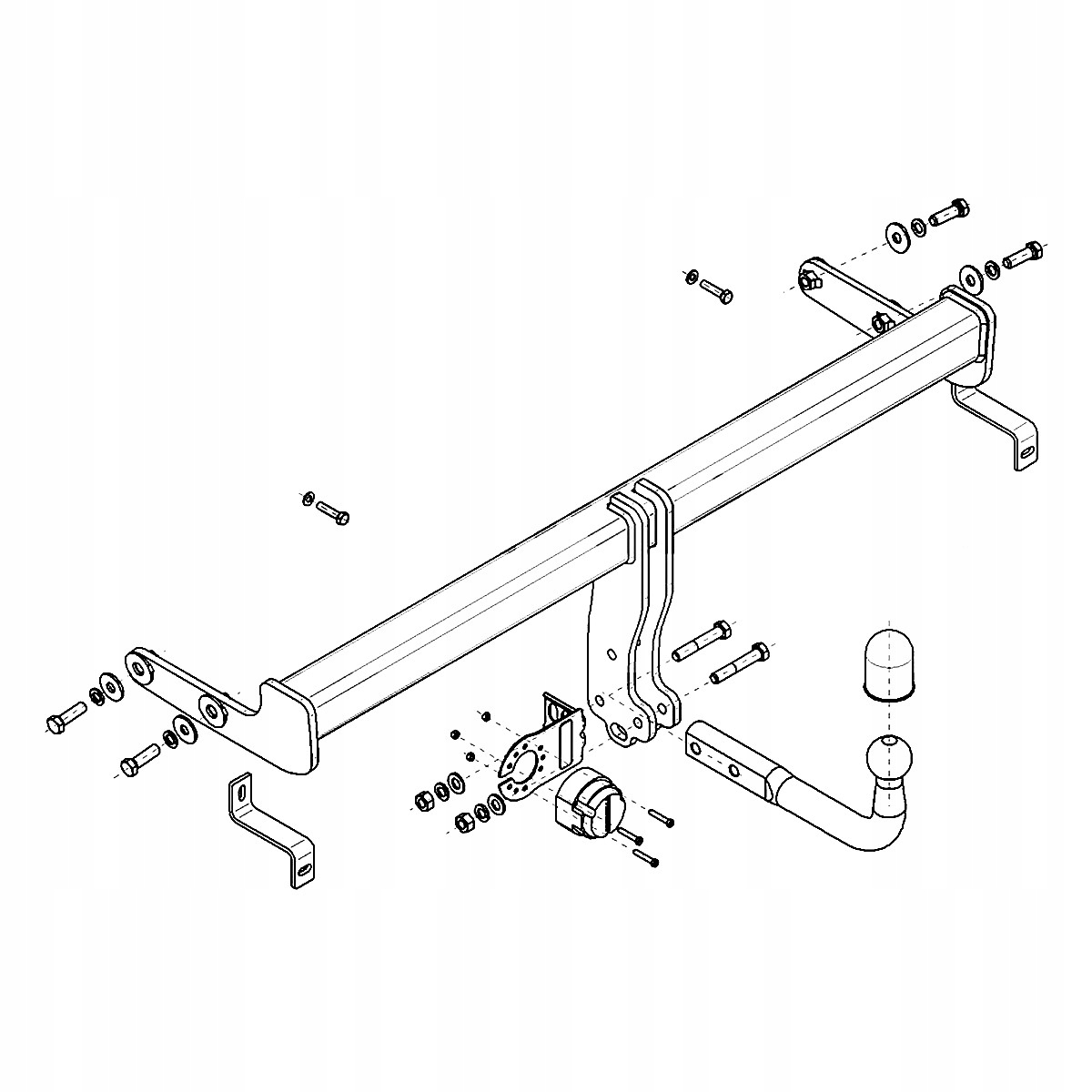Hak holowniczy Hyundai Tucson TL III FL 3 SUV 18-20 MODUŁ WIĄZKA 13 PIN Producent Steinhof