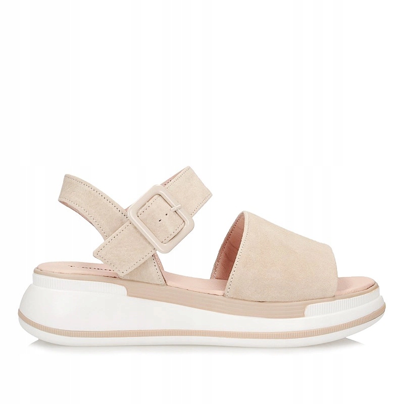 Módní dámské sandály na platformě T.Sokolski Ts L25-244 Beige N