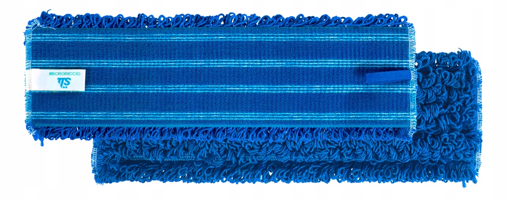 Levně Tts Mop Plochý Mikrofáze s Řepkou 40cm Modrý