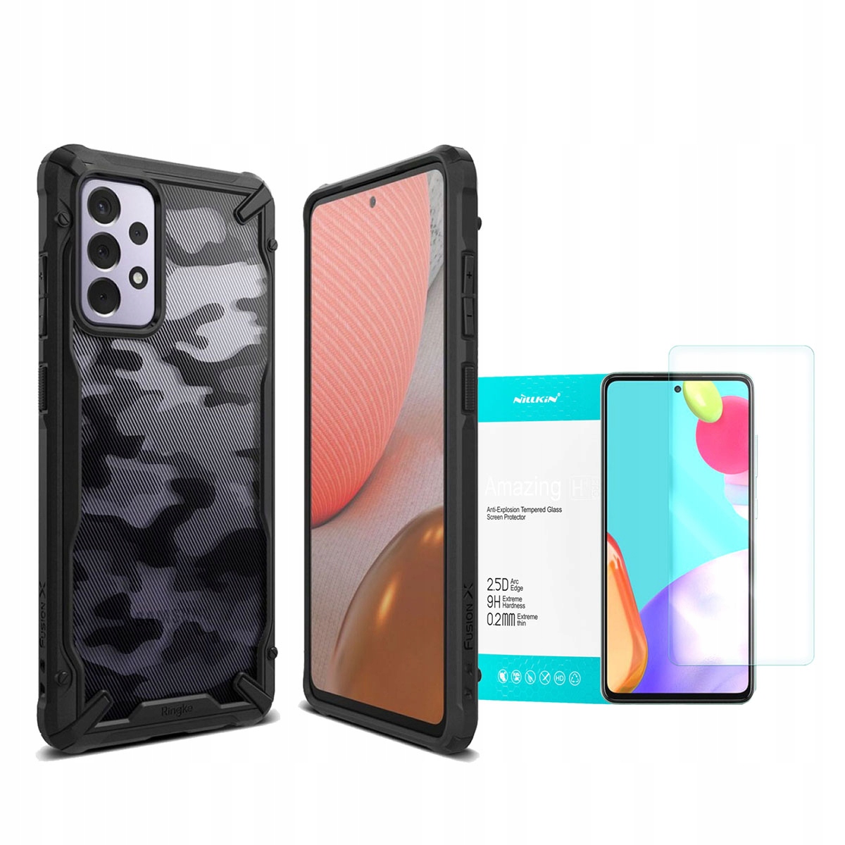 

Ringke Etui Do Galaxy A72/A72 5G + Szkło Nillkin