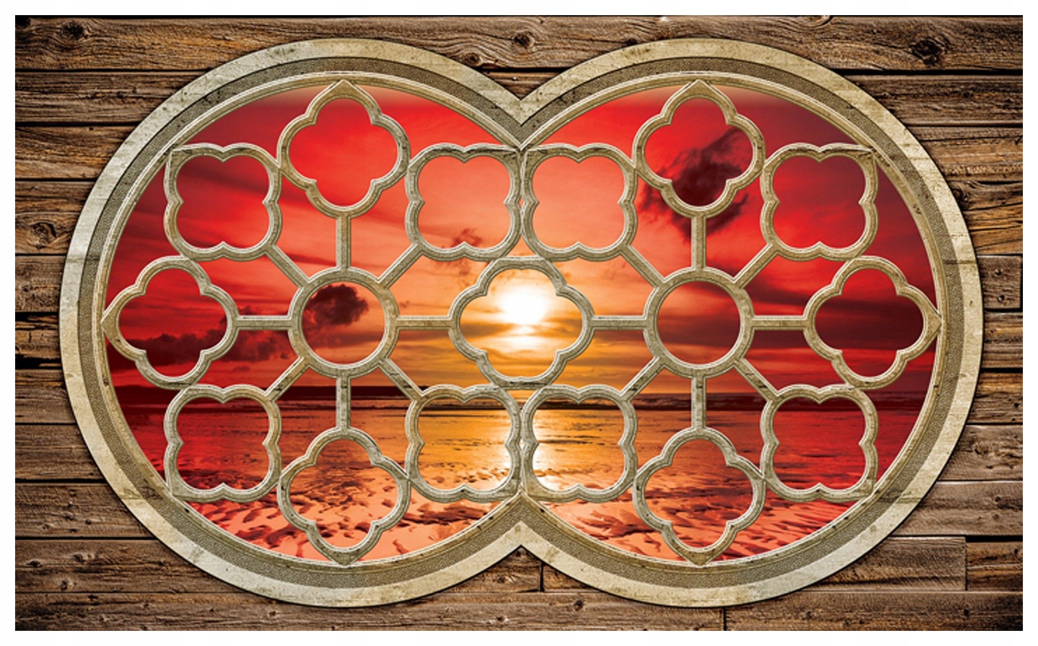 Vliesová fototapeta Západ slnka nad oceánom príroda pláž 350x250 lepidlo