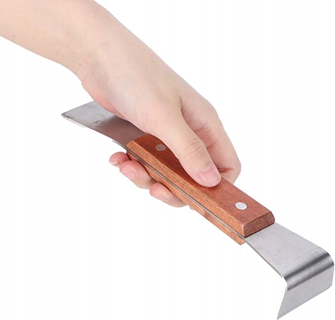 Dłuto Pasieczne Nierdzewne Skrobak Pszczelarski Do Ula Drewniana Oprawa