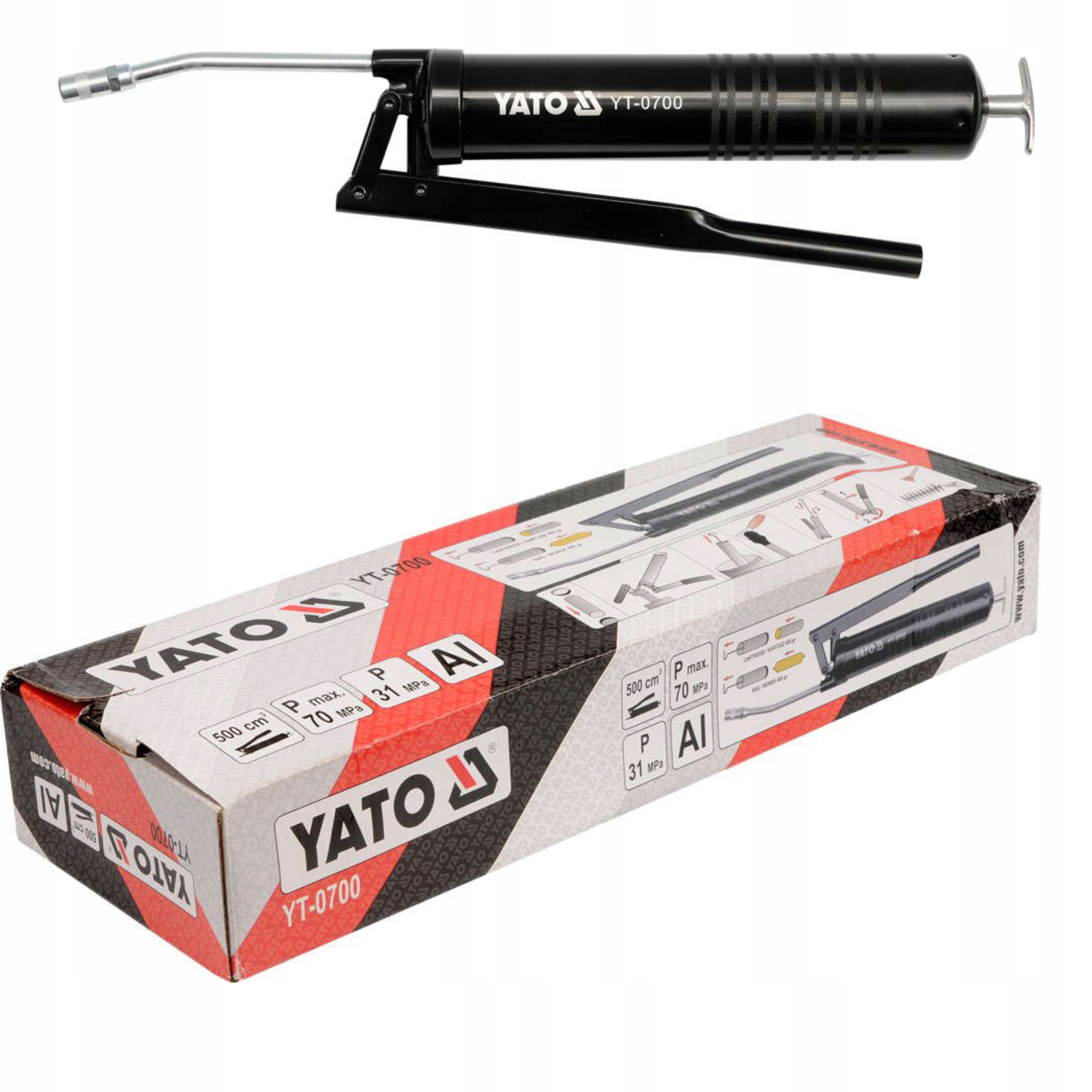 

Smarownica Ręczna Do Kartuszy 400g YT-0700 Yato