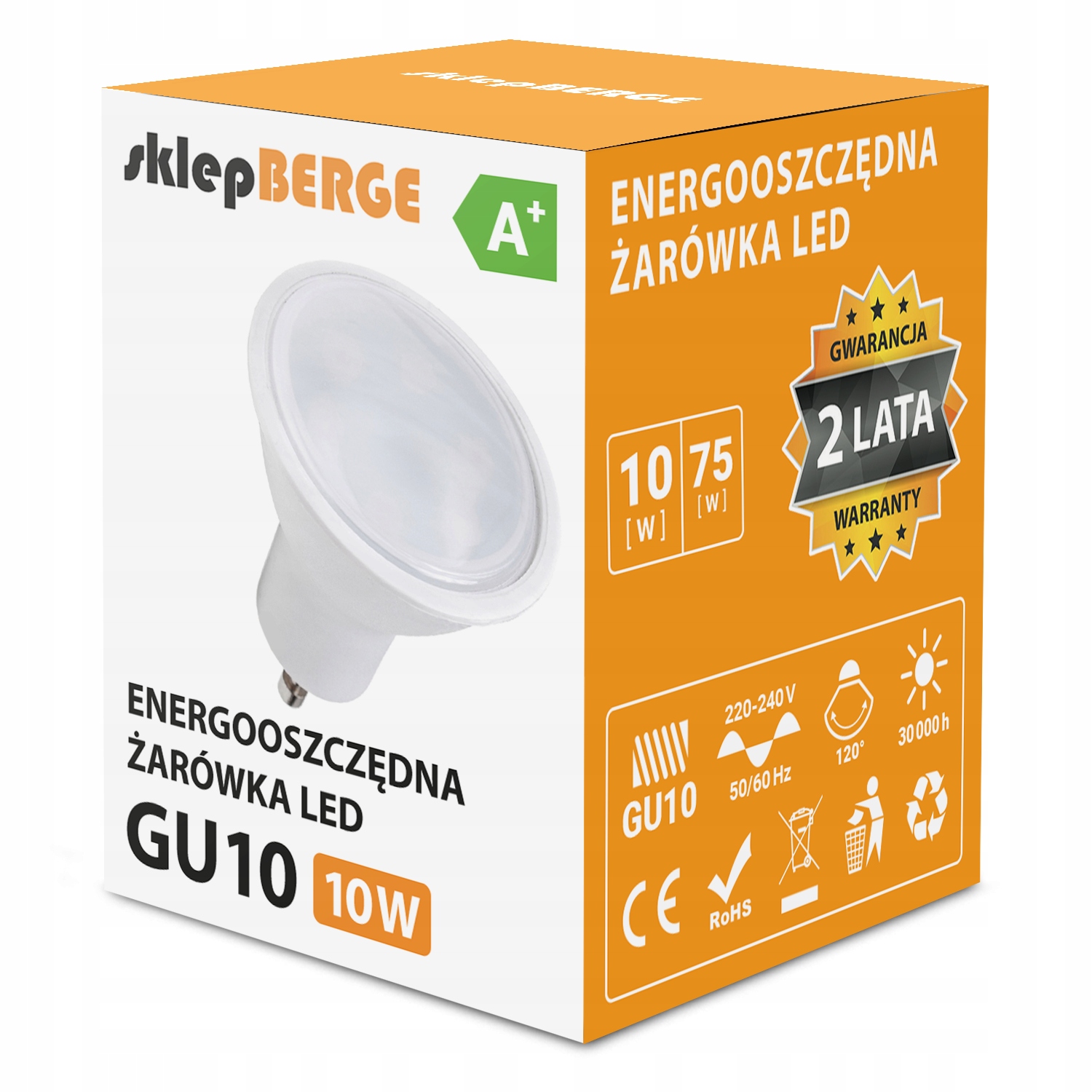 

Żarówka Led gu10 10W 3 barwy do Wyboru