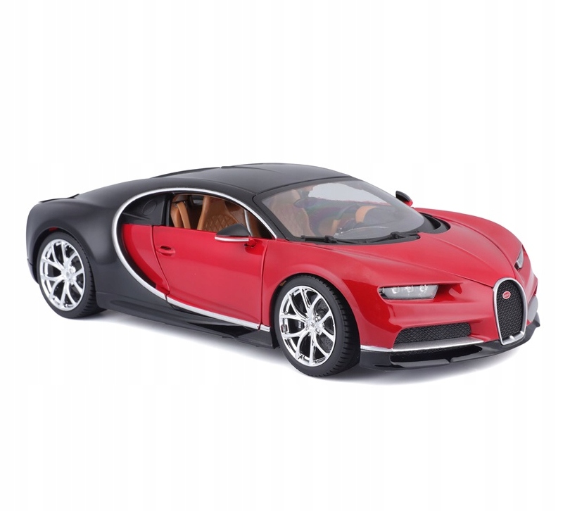 Bugatti Chiron 1:18 model Bburago 18-11040 červ.