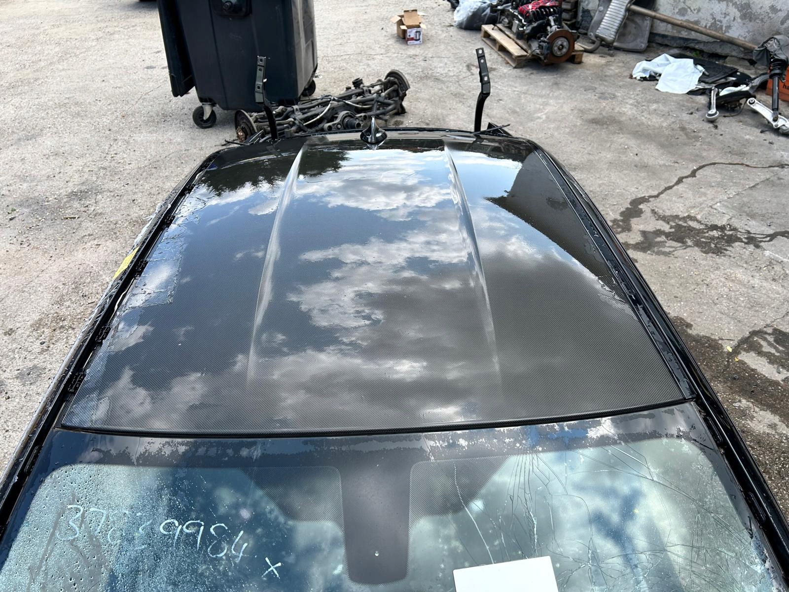 DACH POSZYCIE DACHU PŁAT CARBON BMW M4 F82 COMPETITION