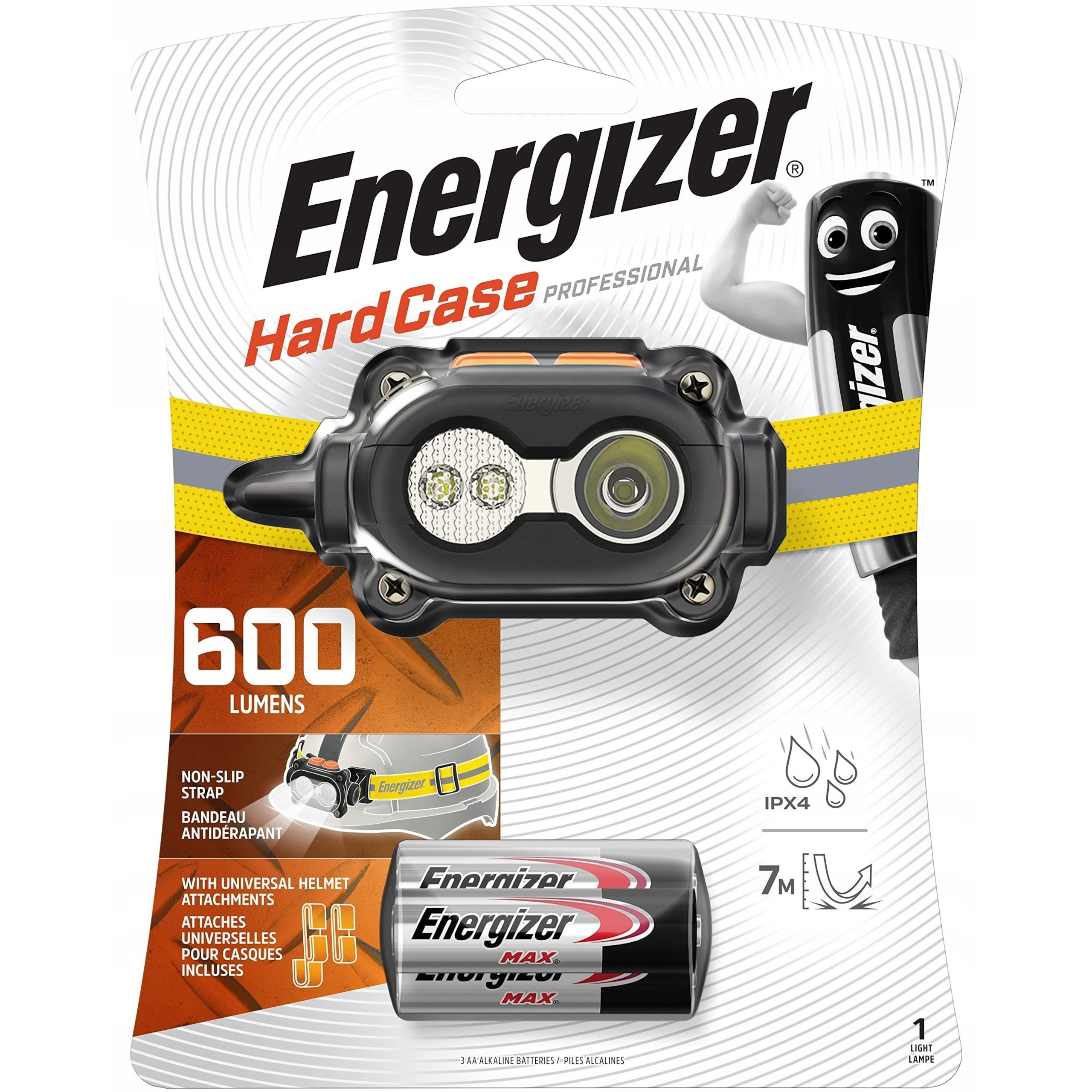 

Latarka Czołowa Energizer HardCase Prof. 600Lumens