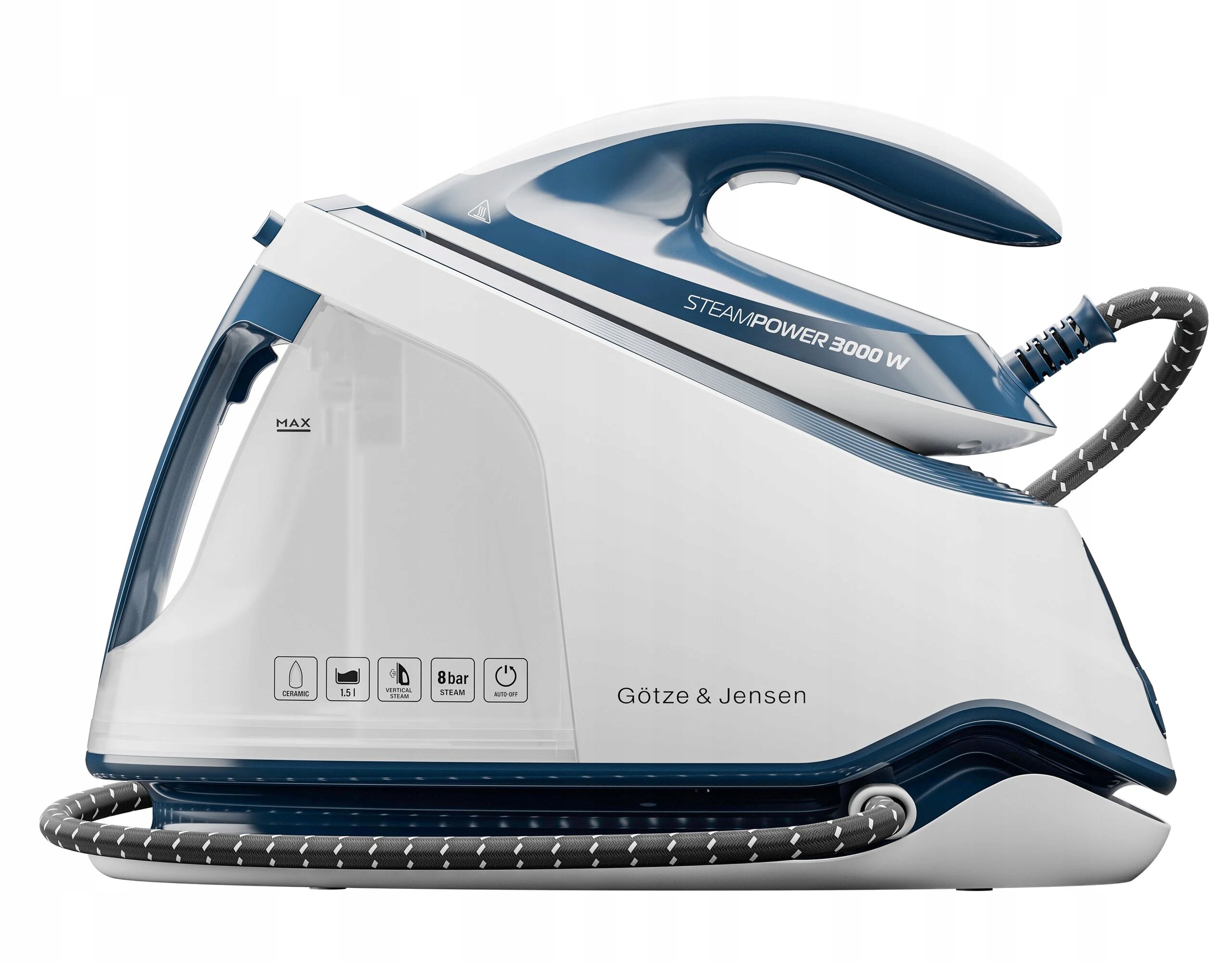 Parní generátor Götze & Jensen SG900 stanice 1.5 l žehlení 8 barů