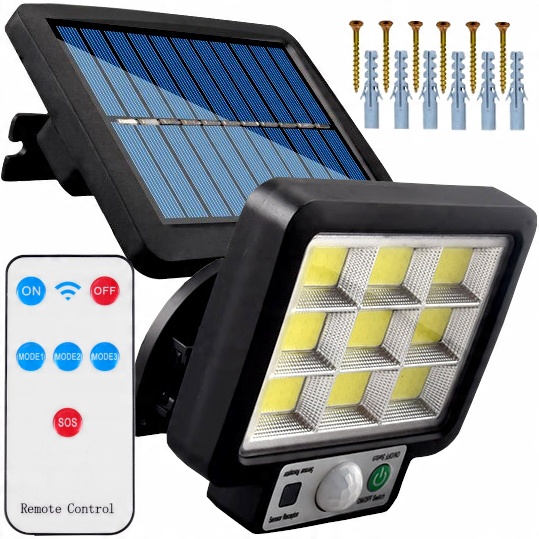 

Lampa Solarna Elewacyjna Ogrodowa Czujnik Ruchu