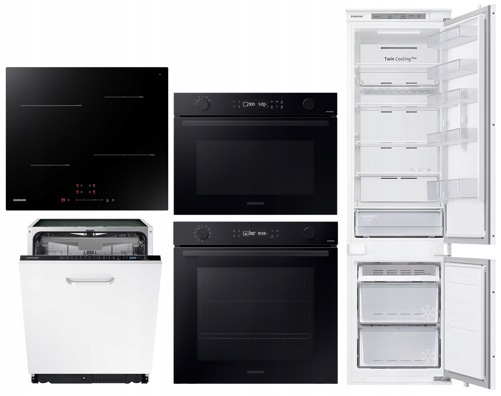 ZESTAW DO ZABUDOWY SAMSUNG Z LODÓWKĄ 193cm