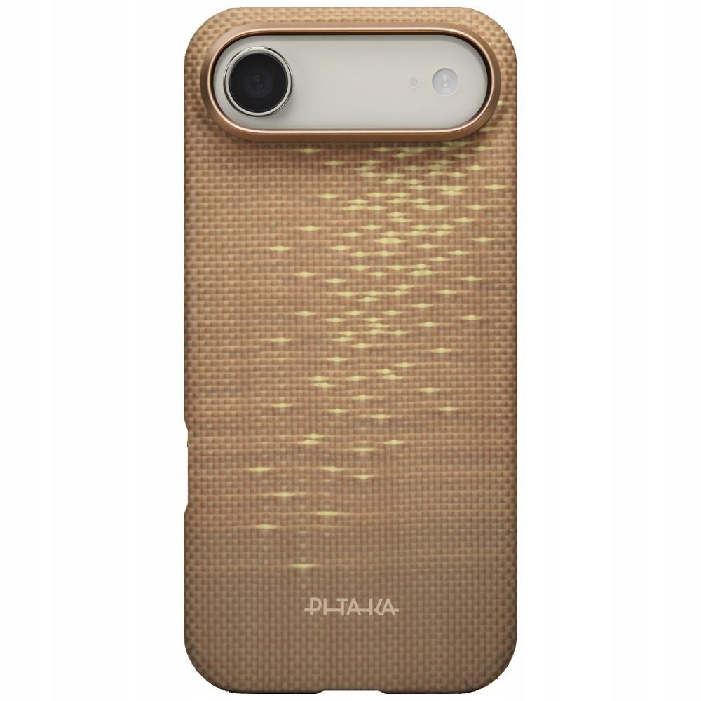 Pouzdro Pitaka Ultra-Slim MagSafe pro iPhone Air zlaté barvy