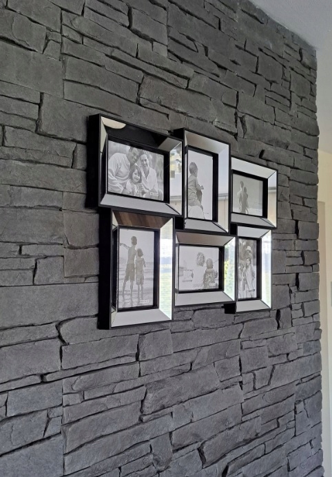 MULTIRAMKA RAMKA NA ZDJĘCIA LUSTRZANA 55x37,5CM Marka inna