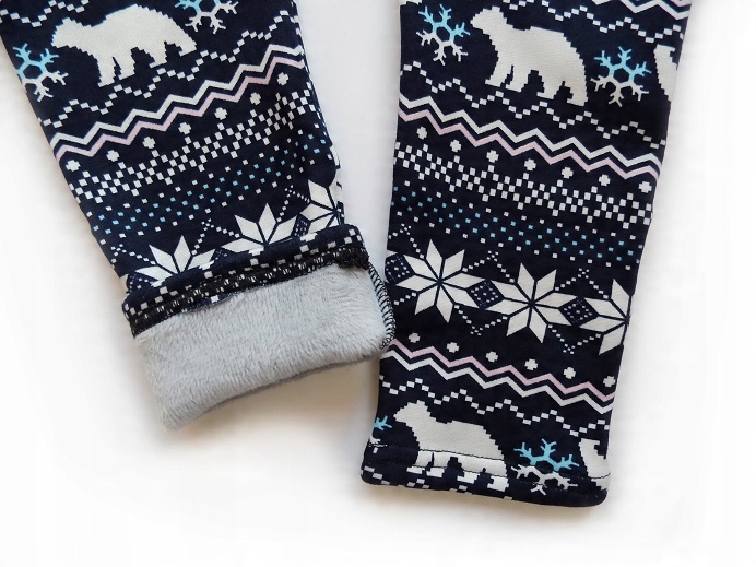 

Legginsy Ocieplane Futerkiem Zimowe 110/116