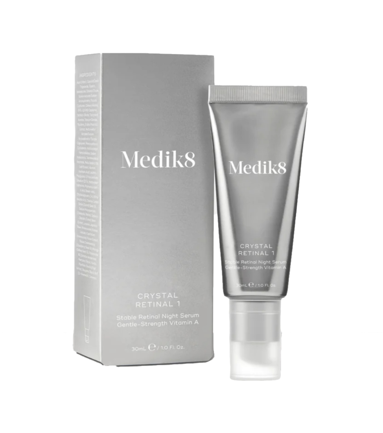 Medik8 Crystal Retinal 1, Krem do Twarzy z Witaminą A, Odmładza Skórę 30ml
