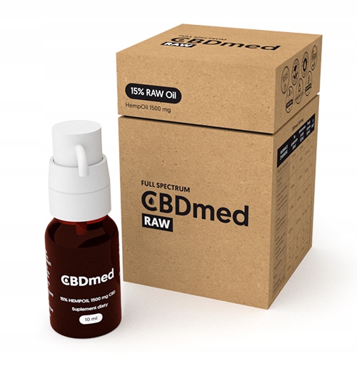 

Olej konopny CBDmed Raw 15% ful spectrum 10 ml