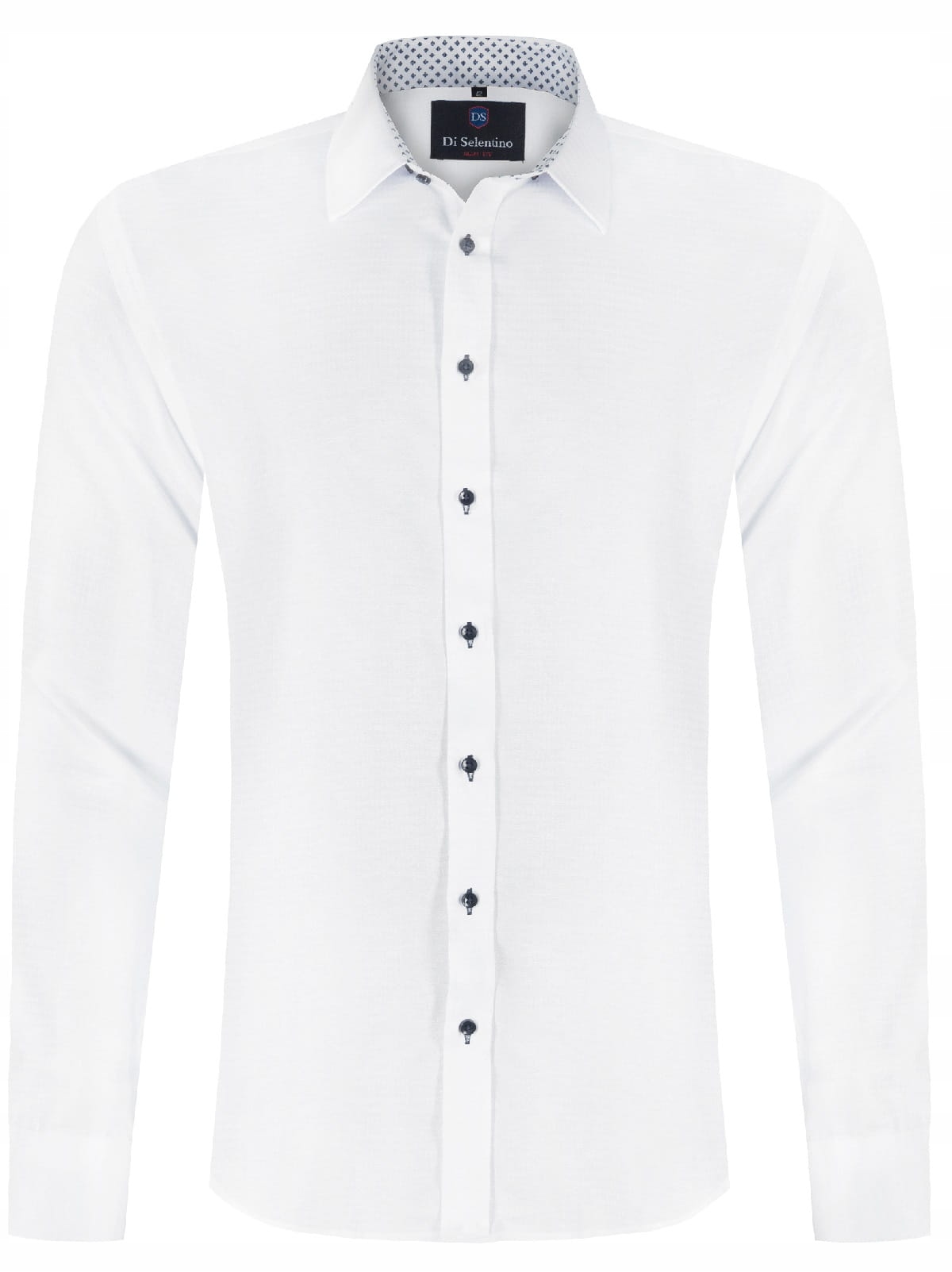 Pánská Košile DI Selentino Copenhagen Bílá Slim Shirt: 45