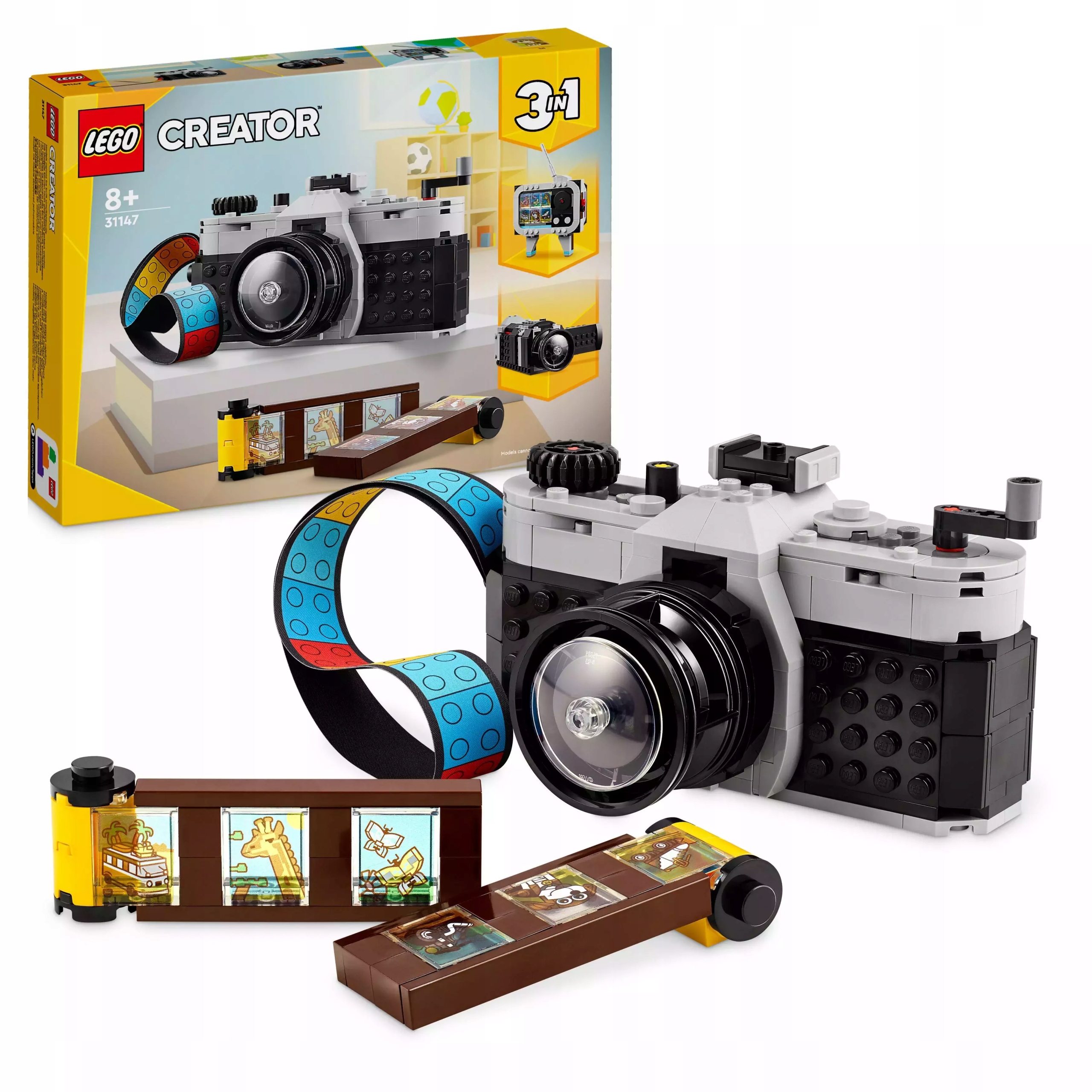 Lego Creator 3v1 Fotoaparát v retro stylu 31147