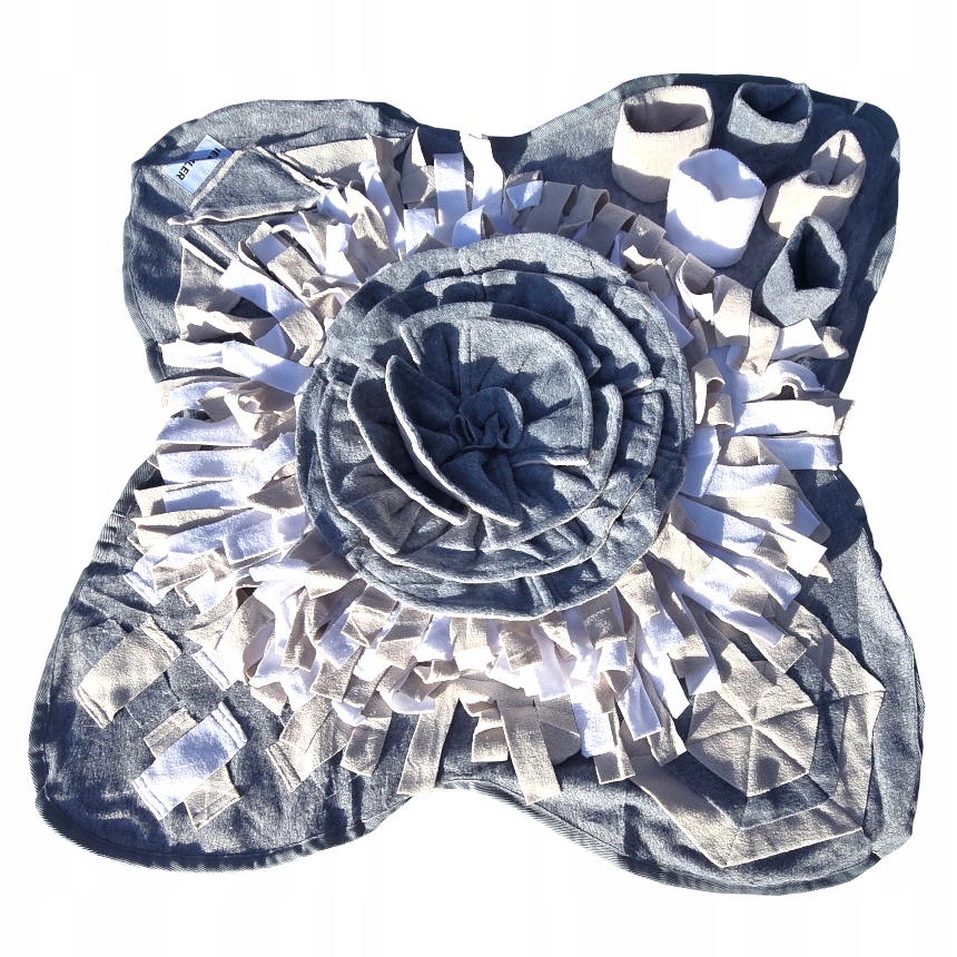 Levně Čuchová podložka pro psa XXL velká šedá 68x68 cm