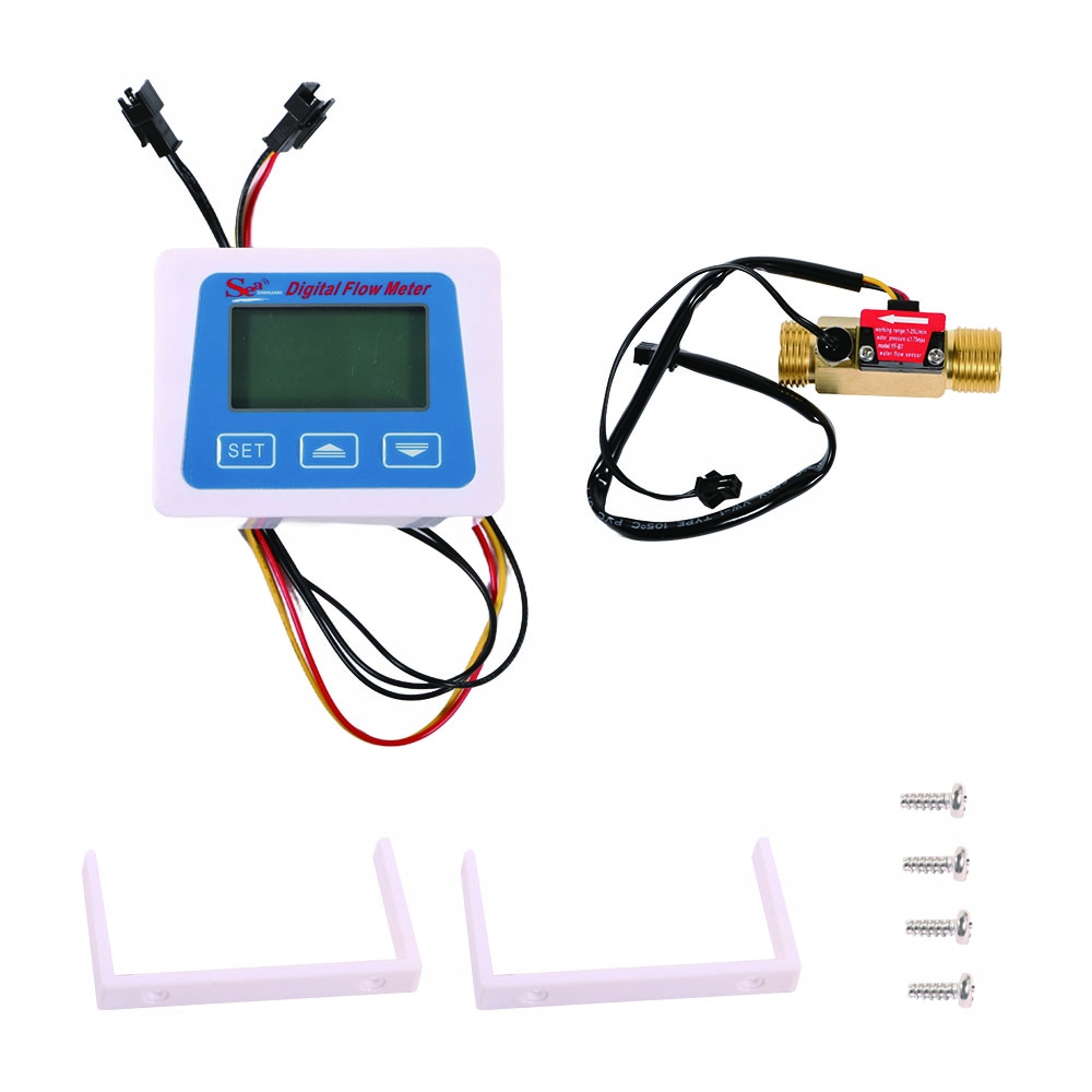 Měřič baterie Snímač průtoku kapaliny vody Signalizátor 1/2 vnější