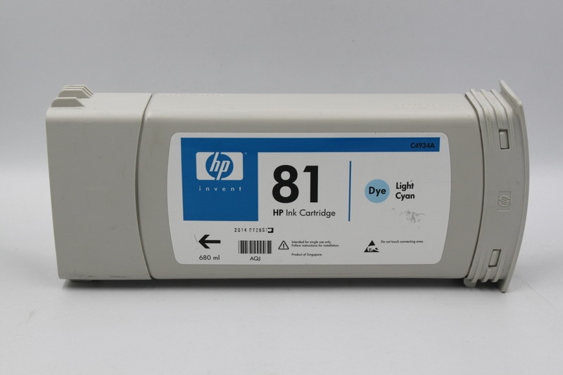 Hp 81 C4934A inkoust light cyan 14 originál