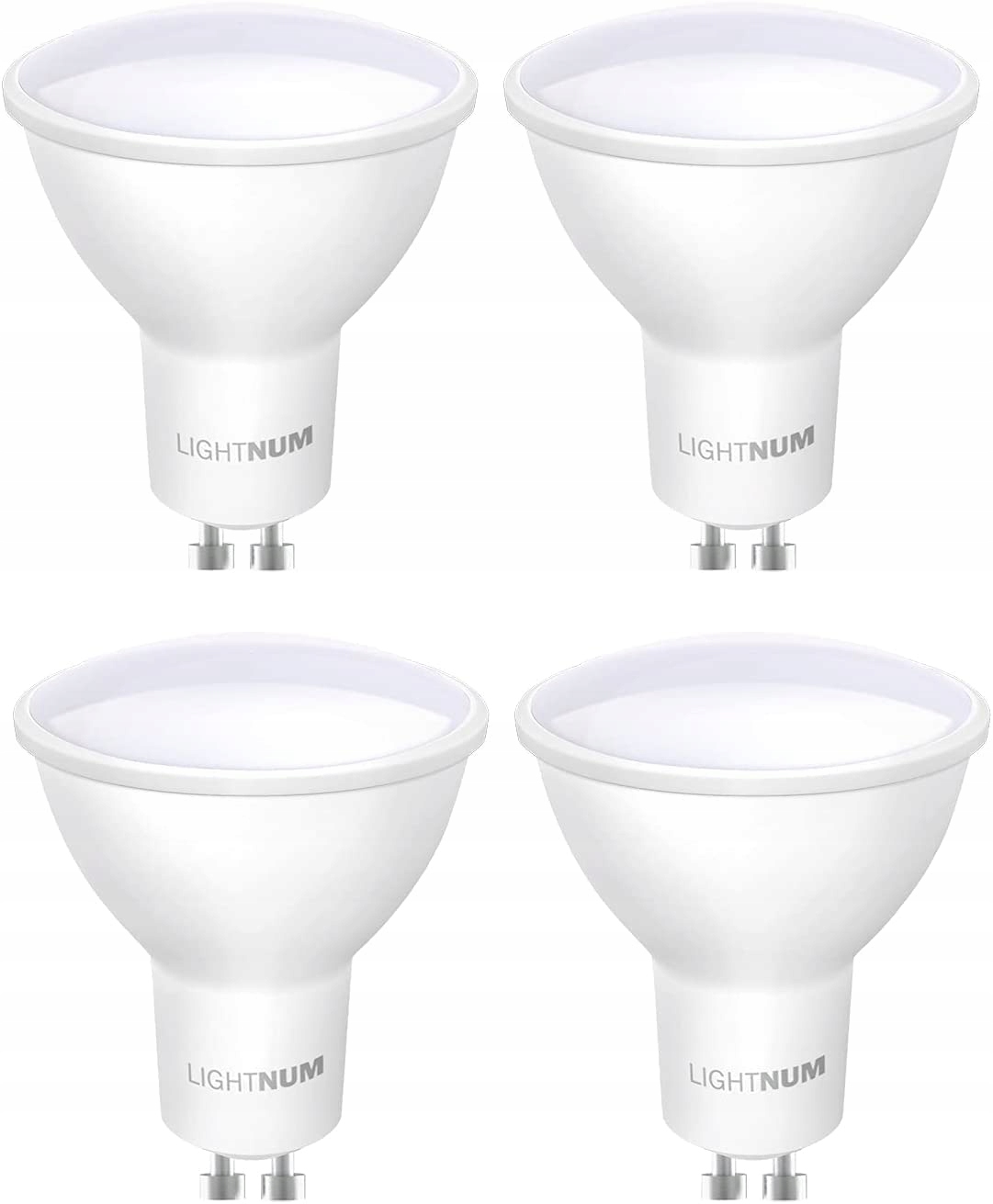 

Żarówki Led GU10 5W=40W 400lm biały ciepły 4szt