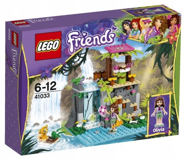 Lego Friends 41033 Dzikie Wodospady Oliwia Tygrysek Kameleon