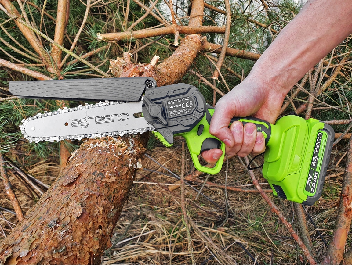 AKUMULATOROWA PILARKA PIŁA ŁAŃCUCHOWA 2X AKU PROWADNICA ŁAŃCUCH WALIZKA AGR Prędkość łańcucha 6 m/s