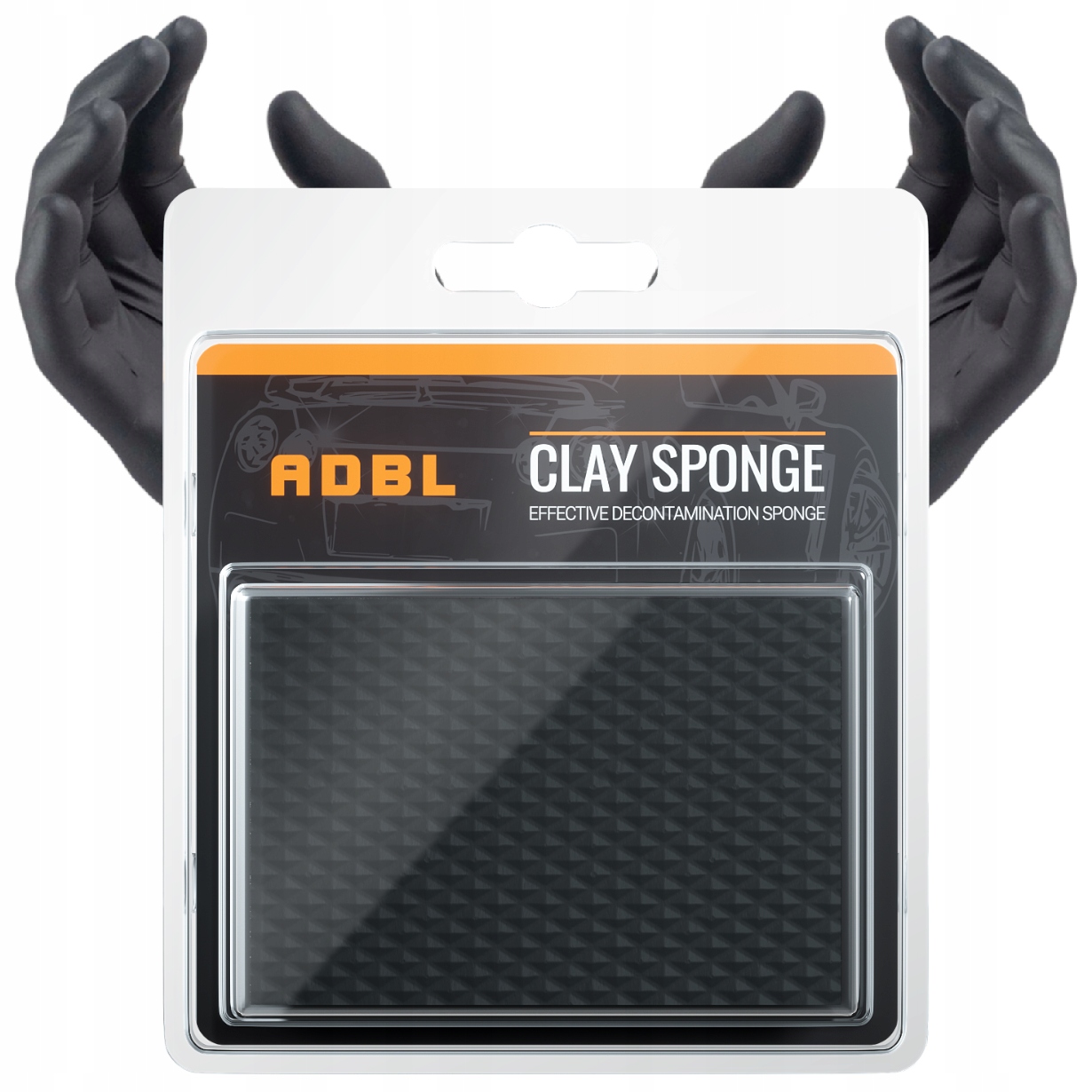 Adbl Clay Sponge Glinka Gąbka Polimerowa Dekontaminacja Glinkowanie Lakieru
