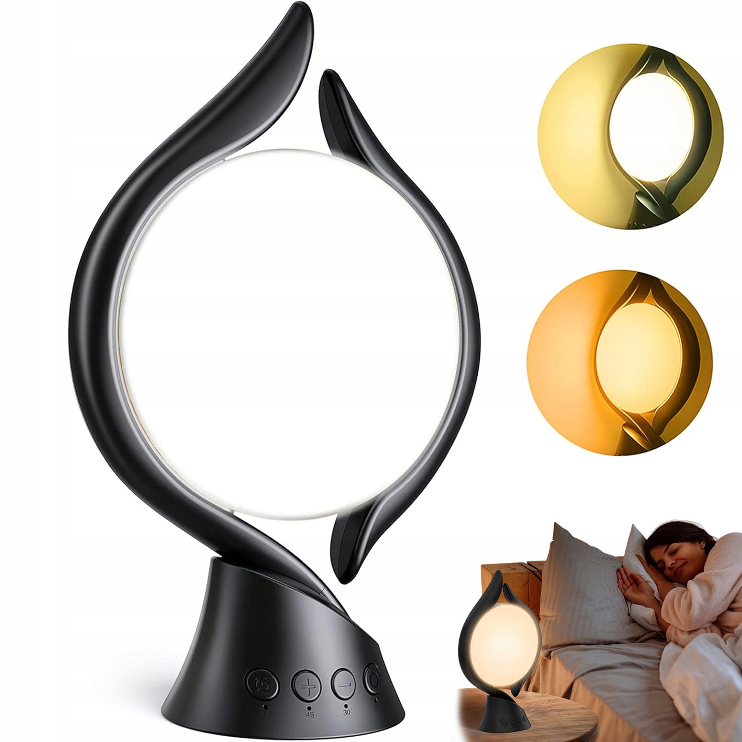 12V Lampa Do Terapii Światłem Ciepłym Lampka Dzienna ANTYDEPRESYJNA10000LX