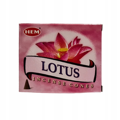 

Indyjskie Kadzidła Stożkowe Lotus