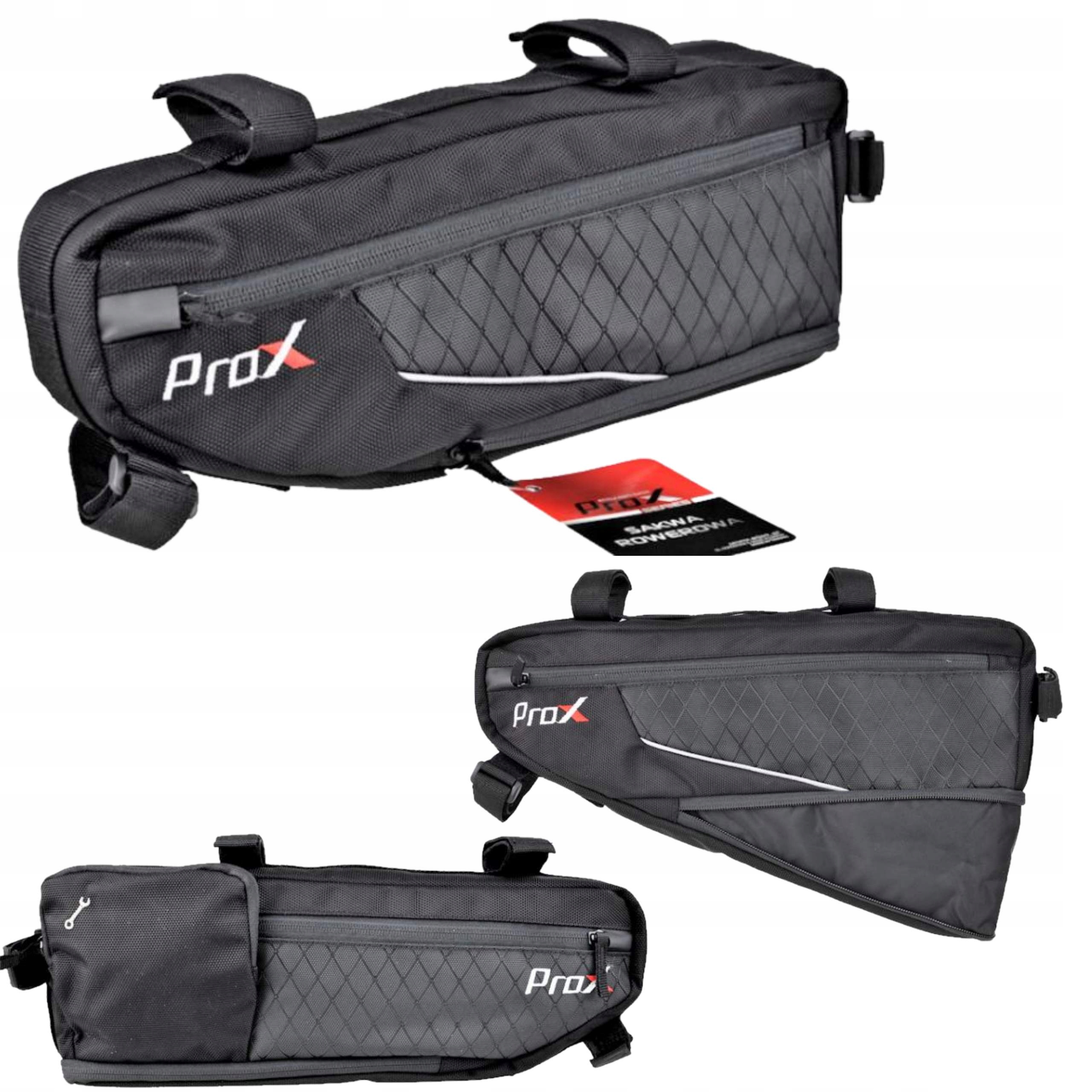 Sakwa Rowerowa Pod Ramę Sakwa Rowerowa Trójkątna Torba Pod Ramę Prox XL