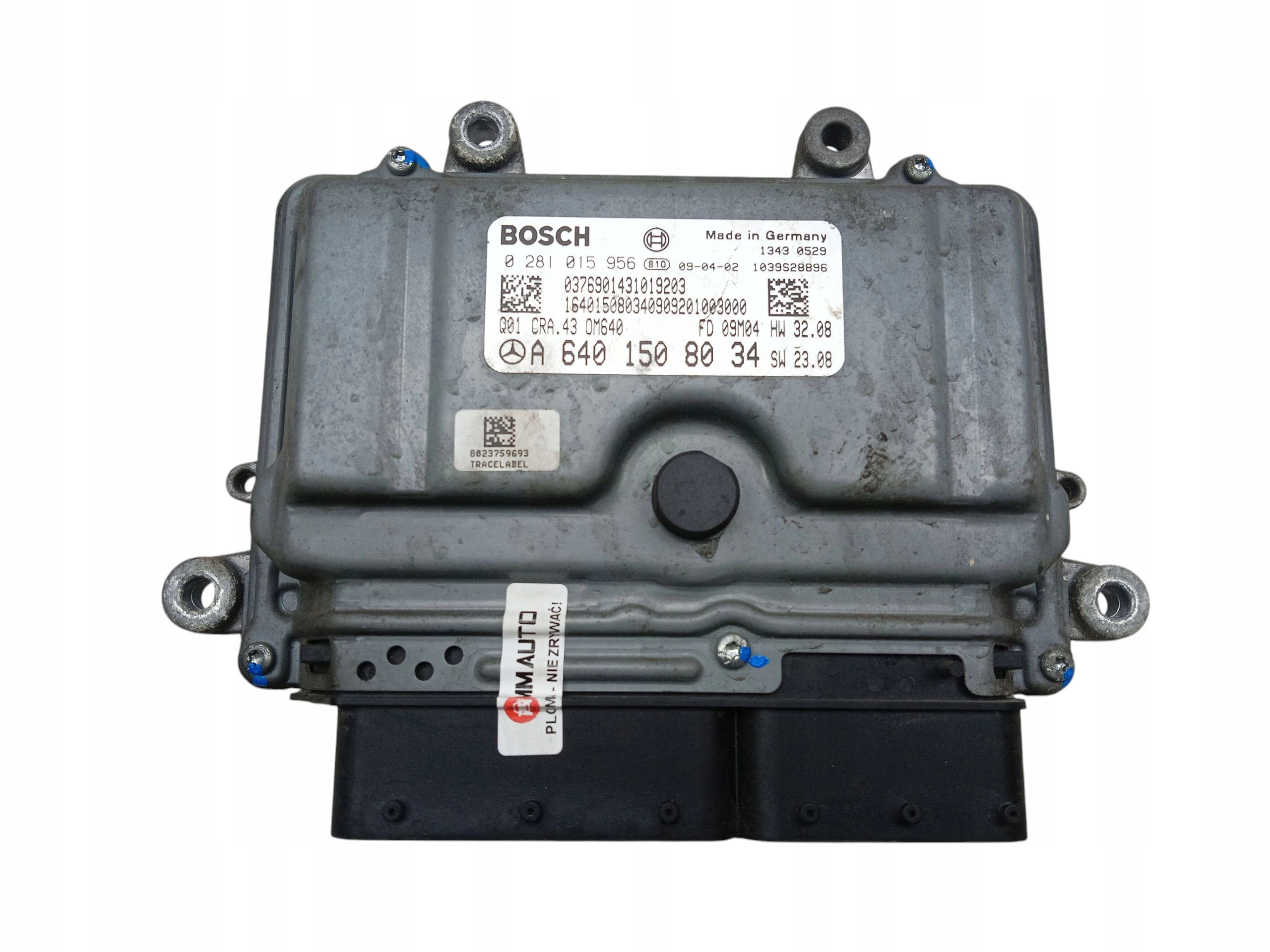 computer control unit of the engine MERCEDES B W245 2.0 CDI 109KM A6401508034