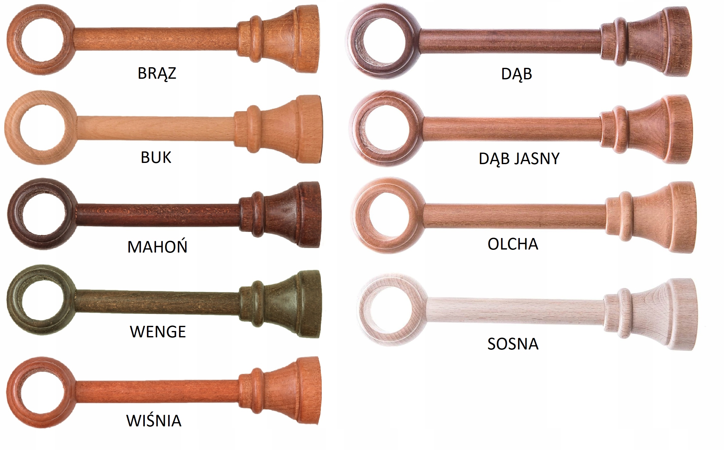 Karnisz DREWNIANY Akcesoria Wspornik pojedynczy Kod producenta Rolmajster wsporniki pojedyncze