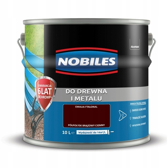 Ftalát 10 L Hnedý Tmavý Pololesklý Nobiles