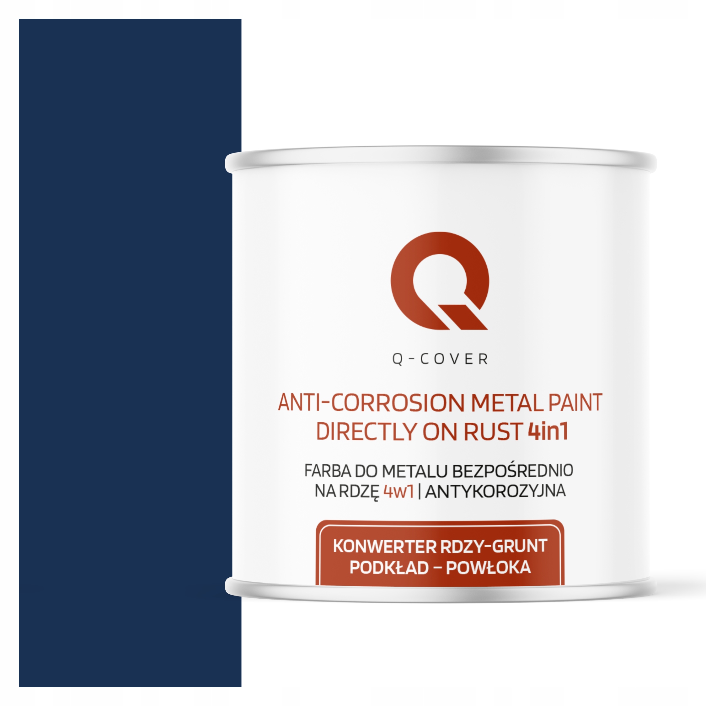 Farba Na Kov Na Plech 4v1 Modrá Kobaltová Ral 5013 Polomat 2.5L