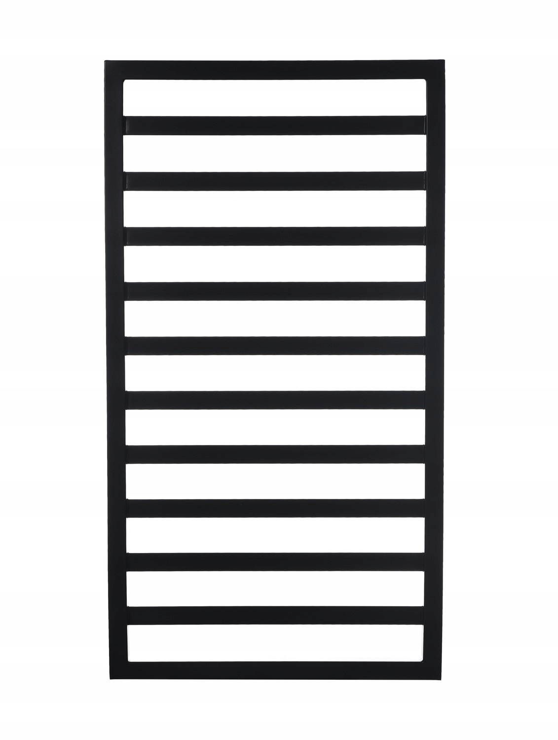 Kúpeľňový dekoratívny radiátor Frame 98x53 Čierna prípojka 50 mm