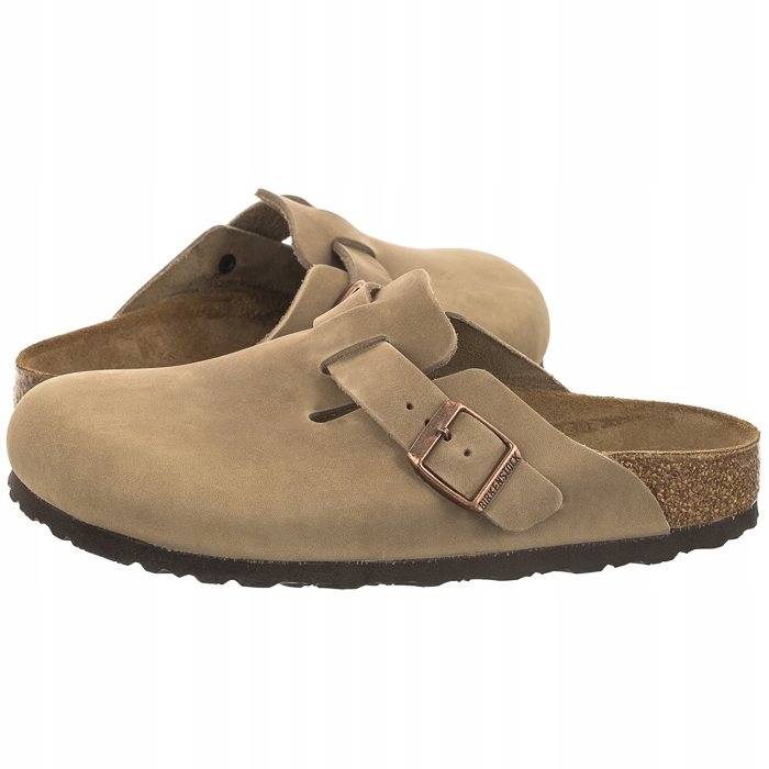 Dámské Nazouváky boty Birkenstock Boston Bs Tabacco, hnědé, velikost Birkenstock