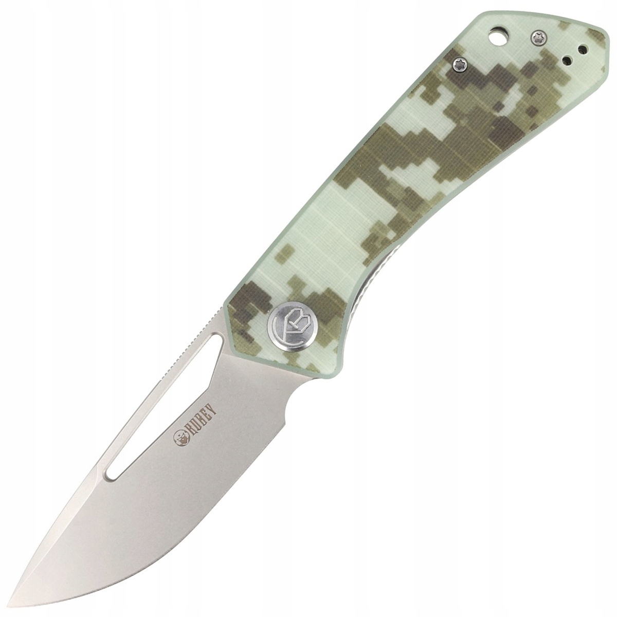 Nůž skládací Kubey Thalia Camo G10, Beadblasted D2 (KU331I)