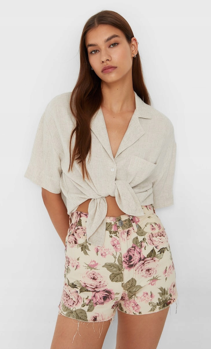 

Stradivarius_spodenki Szorty W Kwiatki 1328519