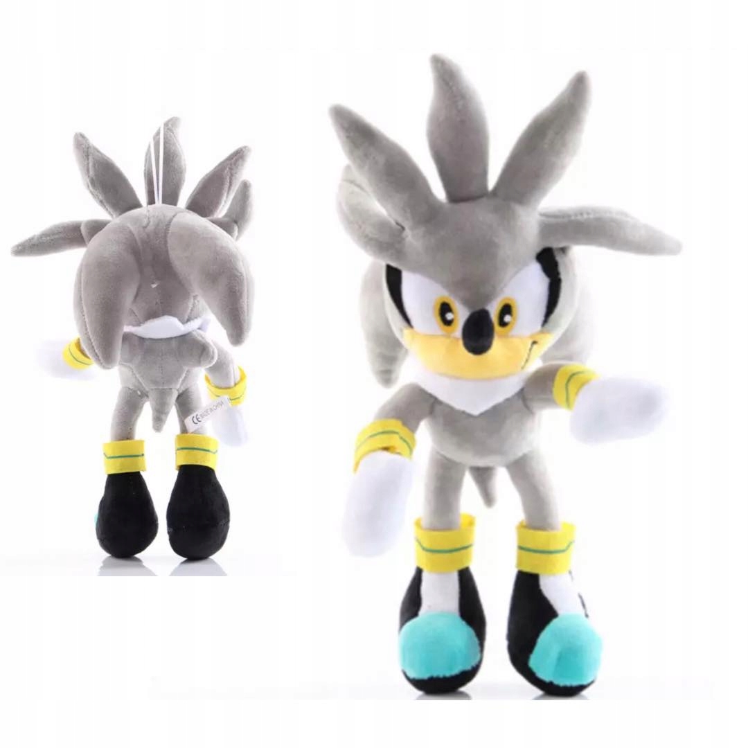 SONIC ТАЛИСМАН ПЛЮШЕВЫЕ SILVER ЕЖИК 30 СМ