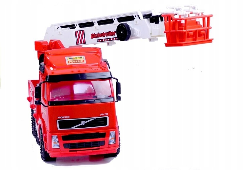 Wóz strażacki z podnośnikiem Polesie 8787 Volvo czerwony Kod producenta 8787