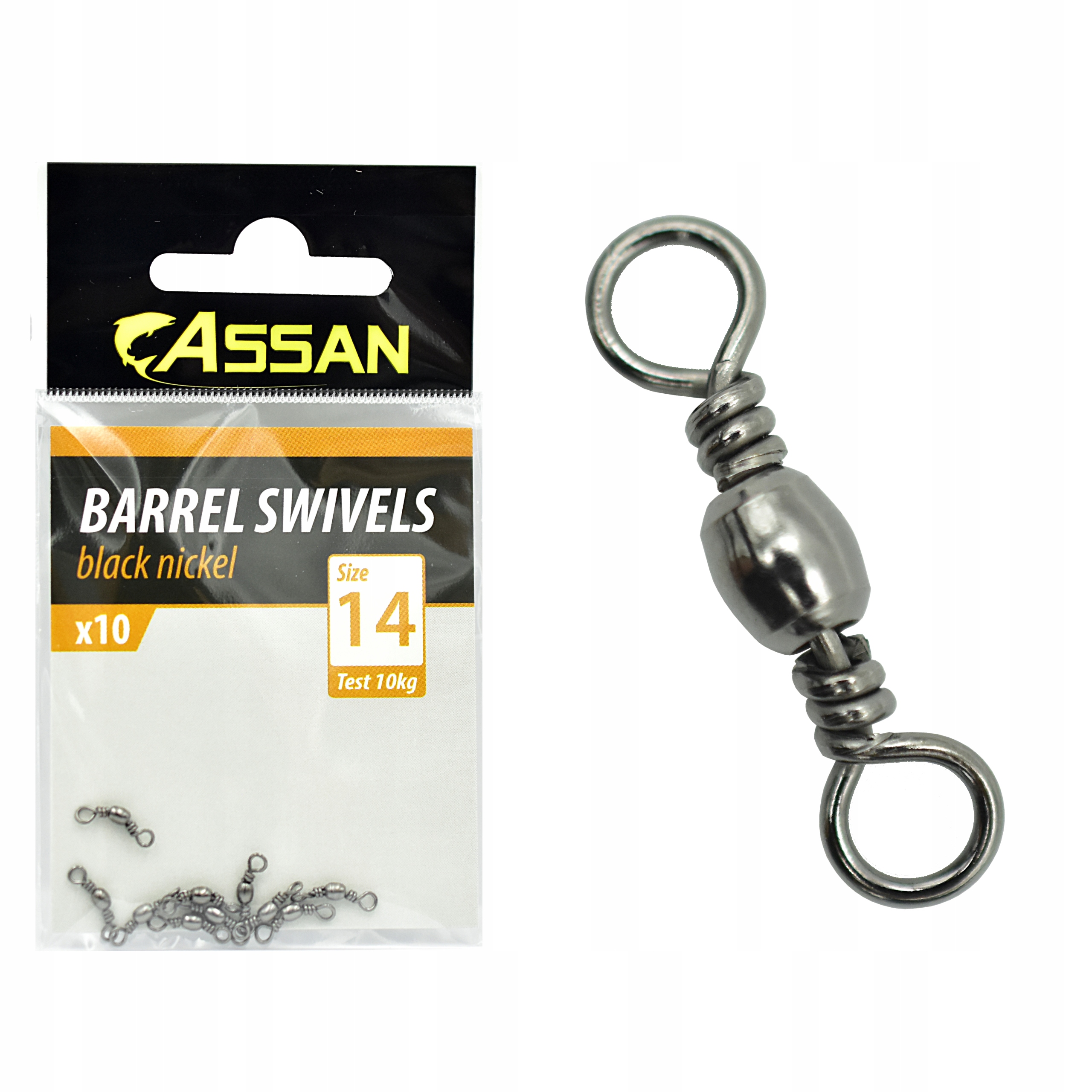 

Krętliki Baryłkowe Assan Krętlik 10szt r 14/10 kg