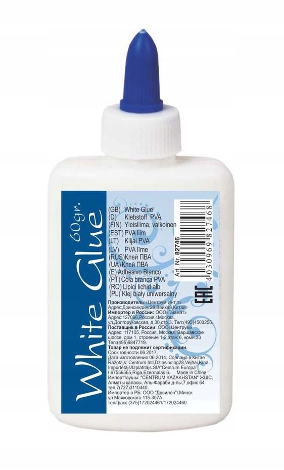 

Klej w płynie Centrum biały 60g
