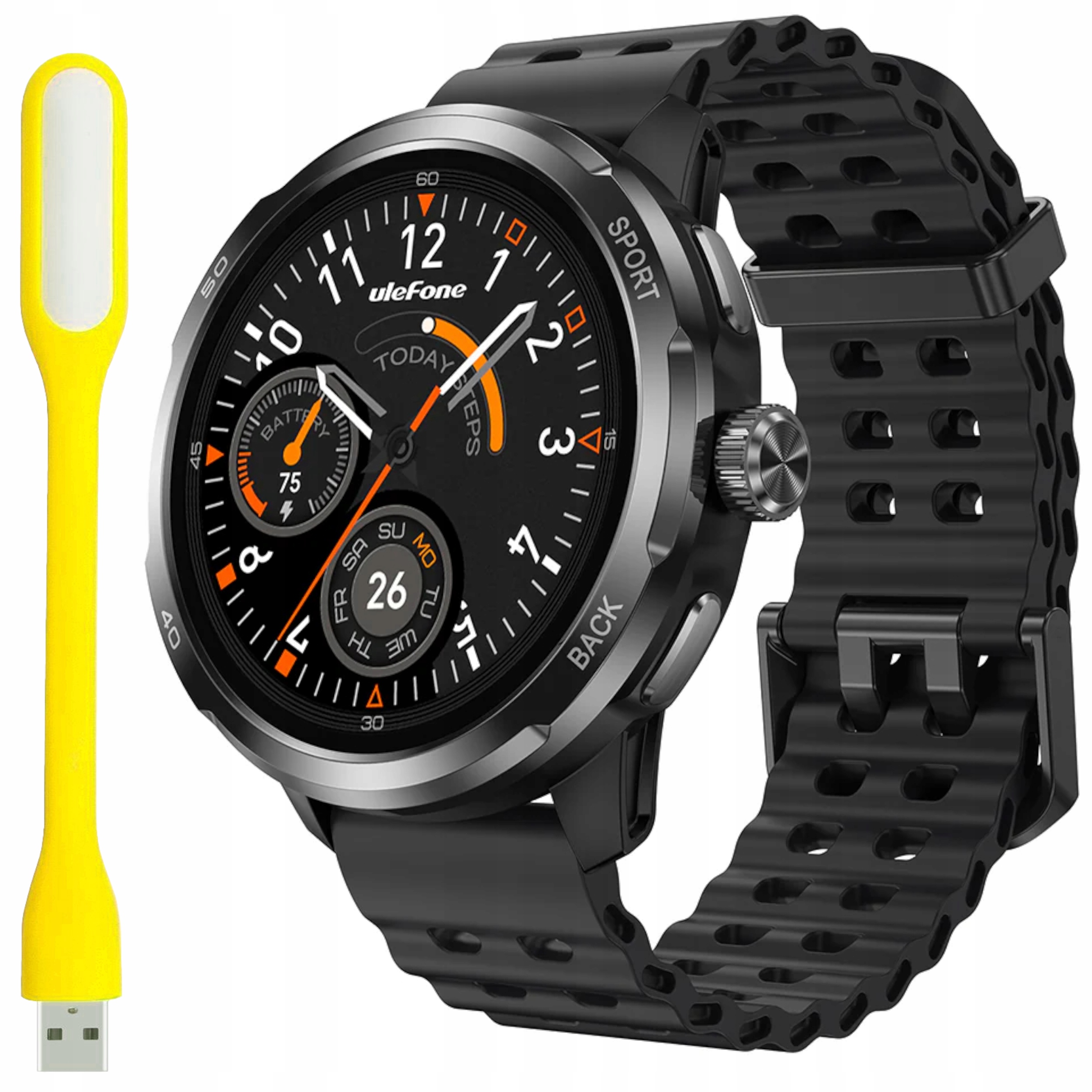 Smartwatch Ulefone Armor Watch Pro 410MAH IP68 IP69K MIL-STD-810H 5ATM