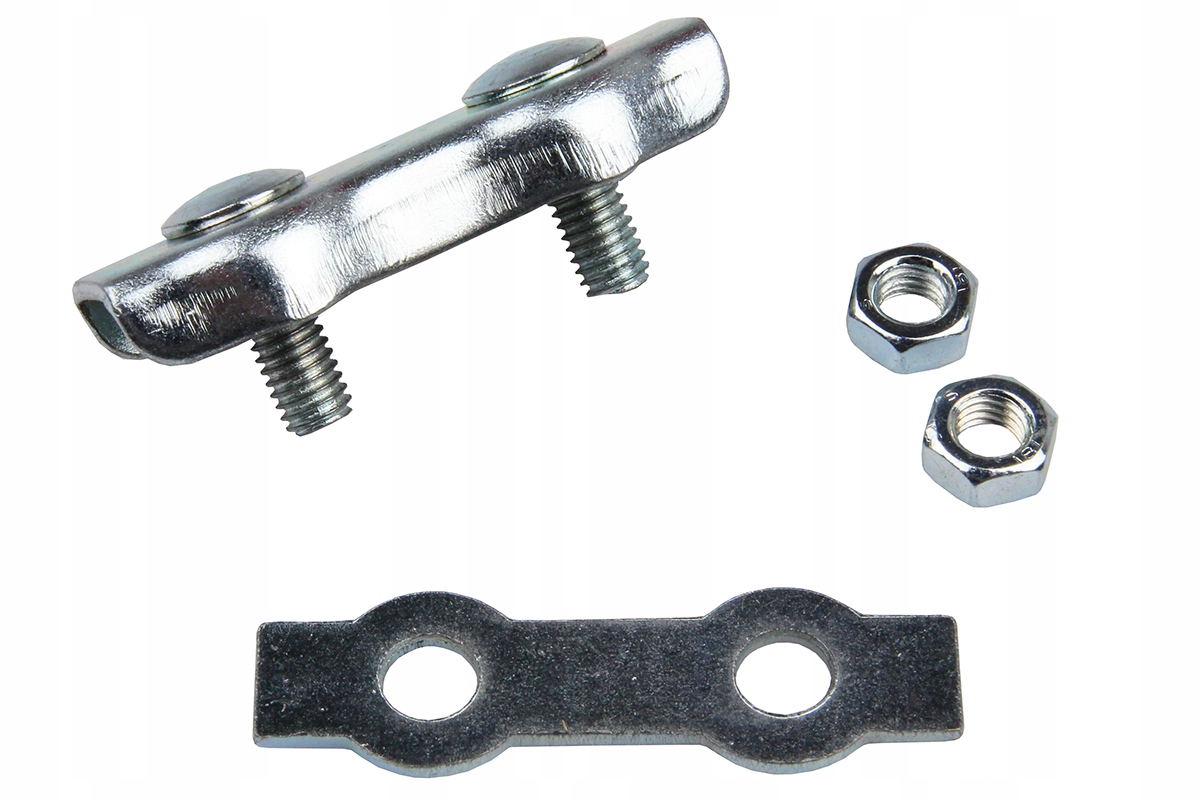 CLIP ŁĄCZNIK METALOWY DO DRUTU pastuch ZŁĄCZKA do plecionki linki 1 szt Marka inny